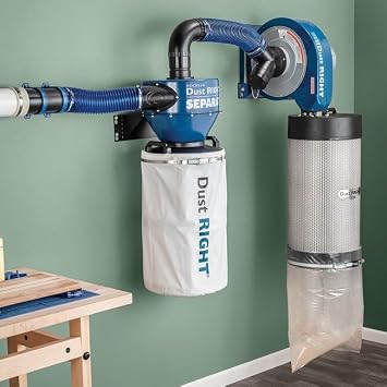 Rockler 4 Wall-Mount Cyclone Dust Separator
