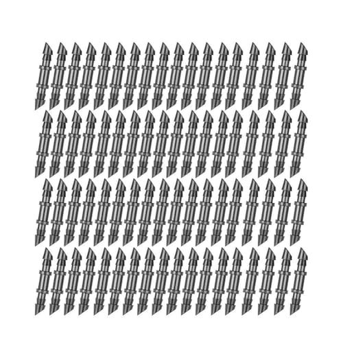 Wlinfetity 100 connettori dritti da 1/4 di pollice per tubi di irrigazione a goccia, raccordi per sistemi di irrigazione da giardino
