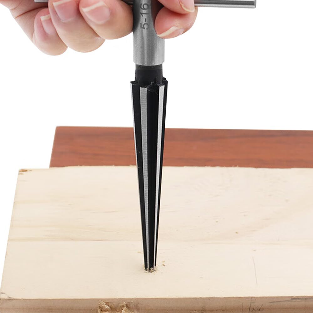 T Handle Reamer Set - Guitar Bridge Pin Hole Tools -5 T Handle Reamer Set - Guitar Bridge Pin Hole Tools -5
