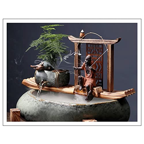 Décoration de bureau Fengshui en céramique véritable