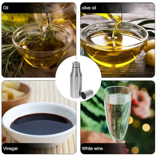 Recipiente de aceite de acero inoxidable 304 Happyyami con boquilla antigoteo 7