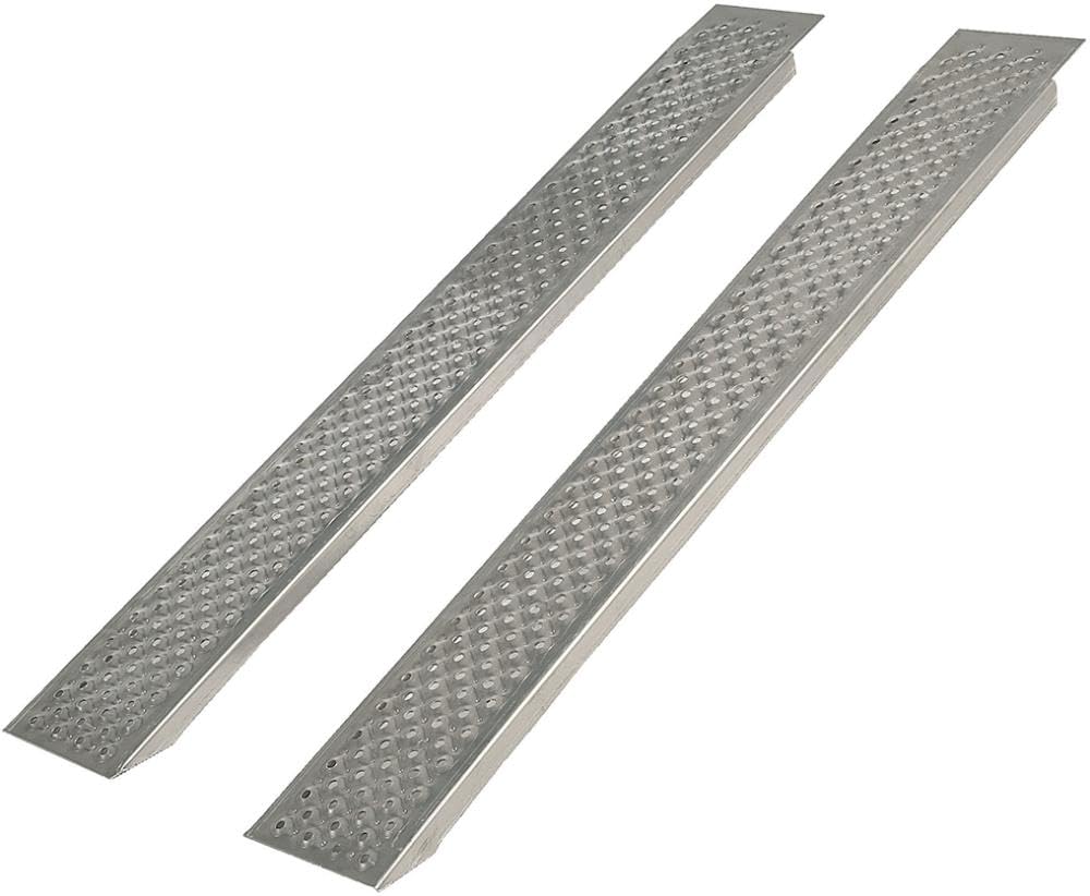 AL-KO Auffahrrampe, Aluminium, gerade 2,0 m lang, Belastung 400 kg, (2-er Set)