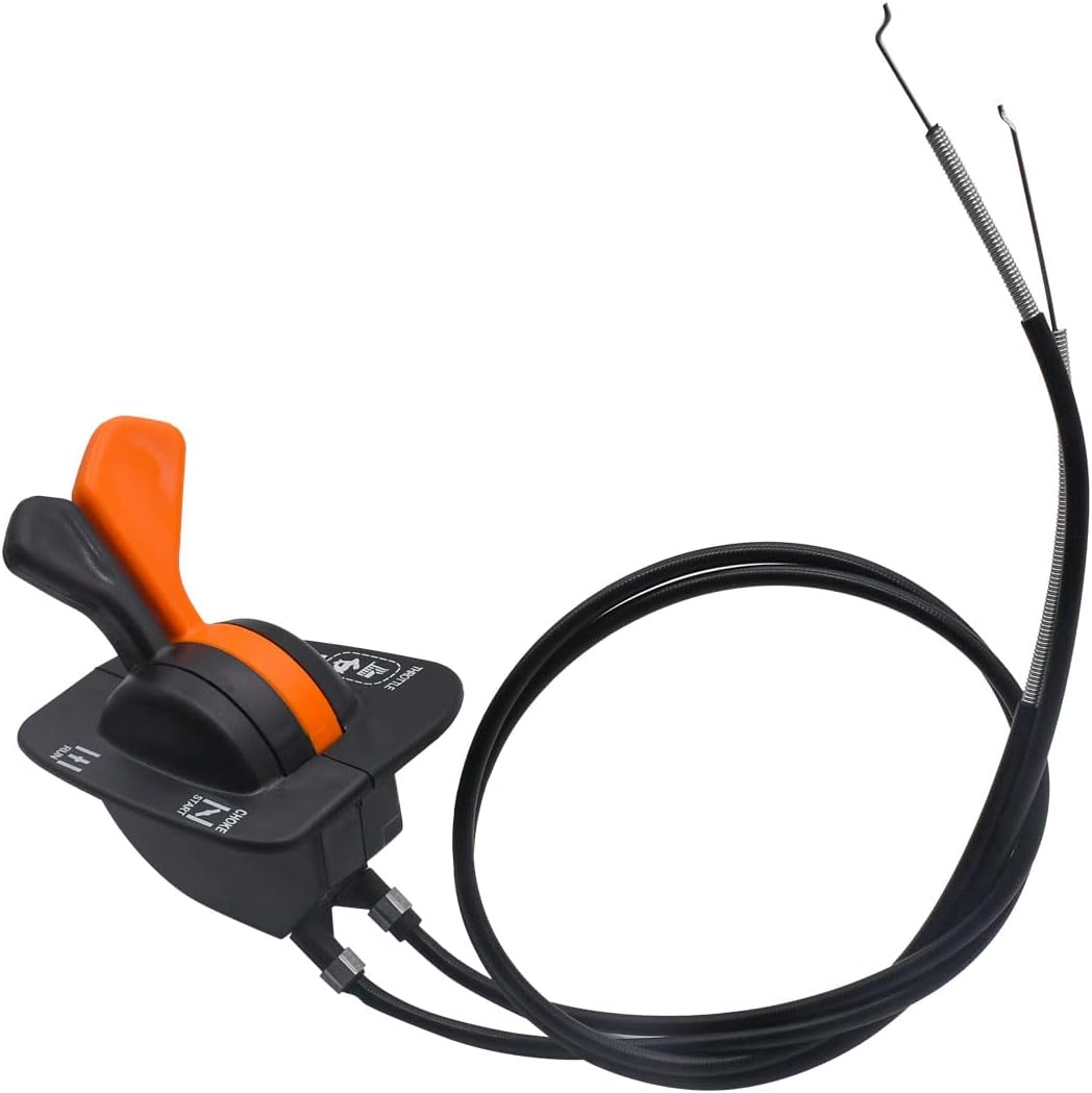 GY20948 GY20772 Throttle Choke Cable for John Deere LA120 125 135 145 155c 190c LA130 LA135 LA140 LA145 LA150 LA155 LA165 LA175 X140 Twin Control Handles