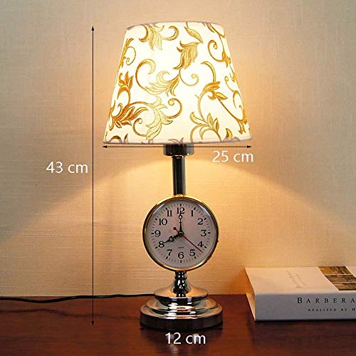 Lampe de table fleur avec télécommande et horloge moderne - 4