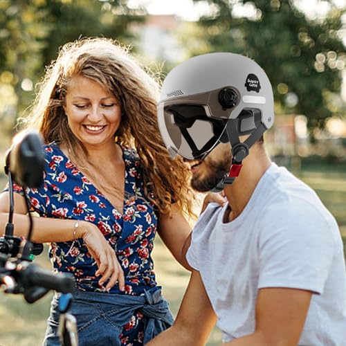 Gorro de seguridad para scooter contra impactos con visera solar m 2