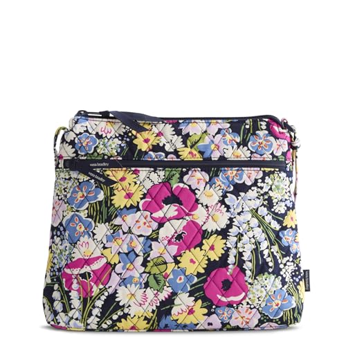 Image of Vera Bradley Women's Premium Cotton Original Zip Hipster Crossbody Bag