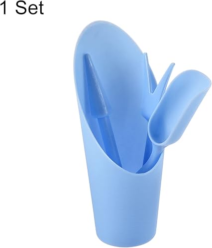 Miniatura 3 de MECCANIXITY Pala de jardín Herramientas de mano trasplante suculenta Cultivo excavación Kit de cucharas, azul