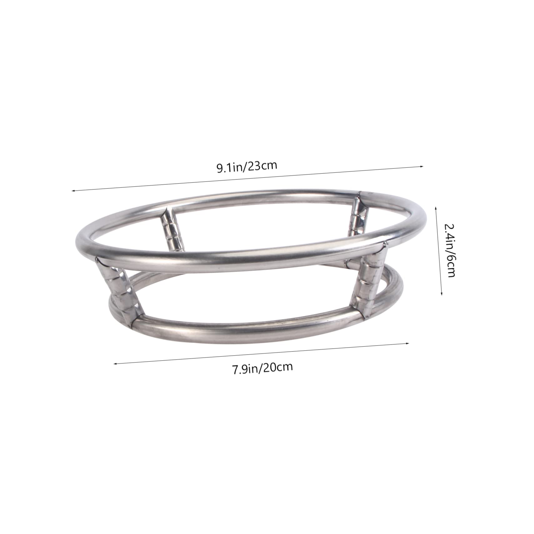 ABOOFAN 2Pcs Pot Holders Round Frying Pan Racks Heat Resistant Steam Rack for Kitchen Storage Pot Accessories Multi Functional Cookware Organizer