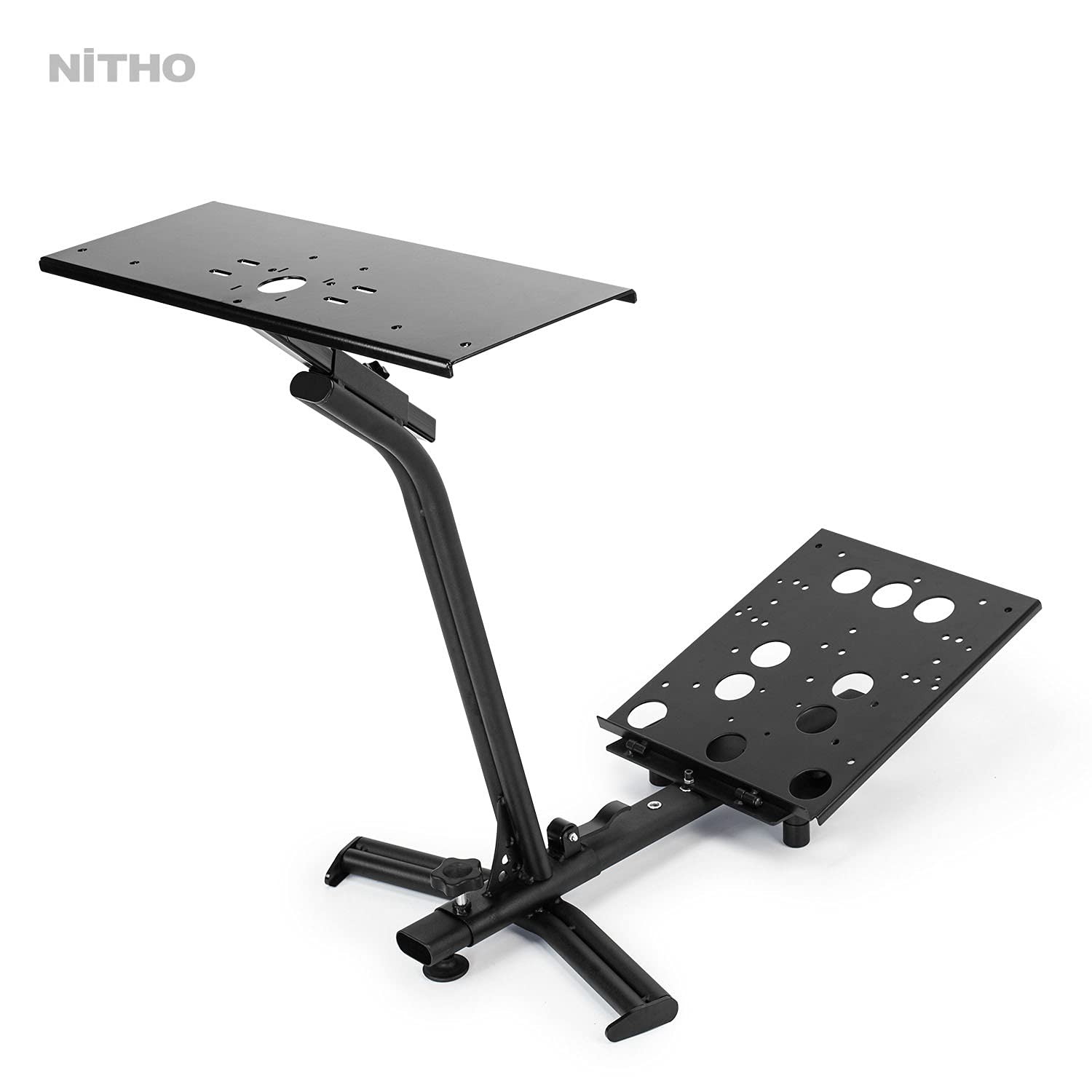 Nitho Drive Pro Stand Steering Racing Wheel Stand, Height Adjustable & Foldable Alloy Gaming Wheel Gear Shifter Pedal Stand Support for Logitech G29/G920/G923, Thrustmaster T300/T500 (Universal) 2 51XG2LBR16L. SL1500