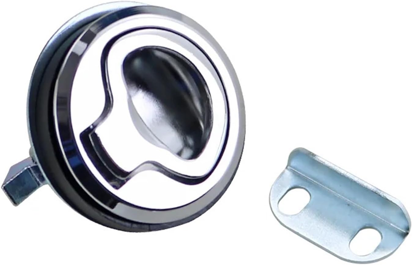 Embedded Panel Lock Zinc Alloy Cabinet Drawer Door Box and File 1Pcs(XG095-007-1-Black)