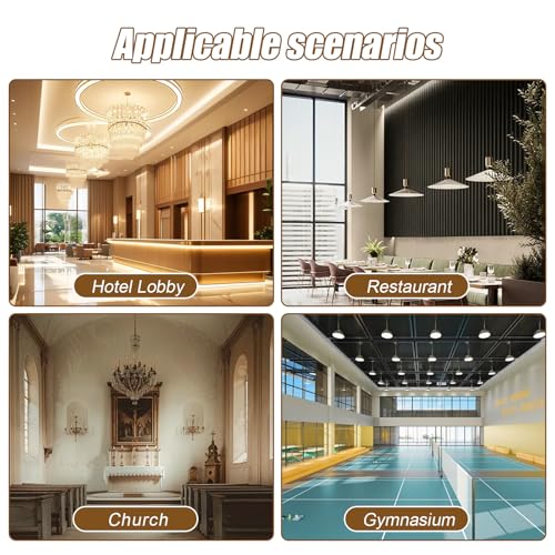 Anicuta Ceiling Fan Box, 14.5 Cubic-Inches Ceiling Fan Bracket Mount Kit, Ceiling Fan Mounting Bracket Suitable For Arched Ceilings With Angles Of 80°With Metal Brackets - Thumbnail 4