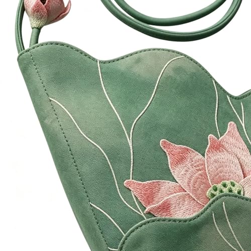 Sac À Main Vintage Léger en Tissu Imprimé Floral Champêtre - 7