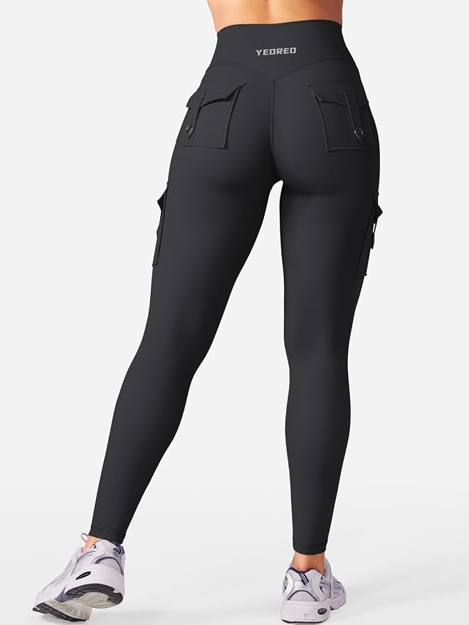 Leggings deportivos con bolsillos para mujer miniatura 7
