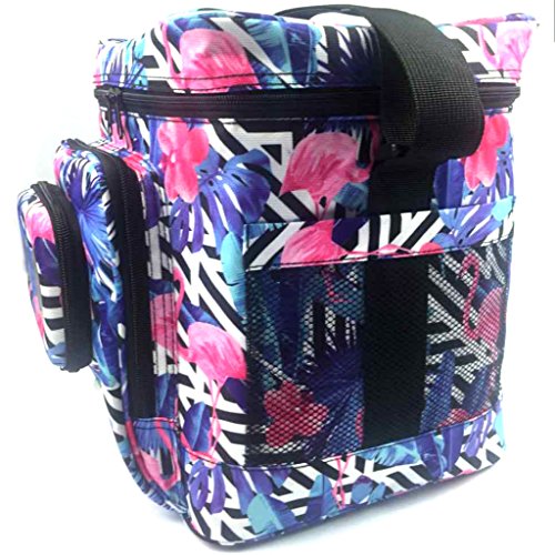 JammyPack Flamingo Cooler with Bluetooth Speakers