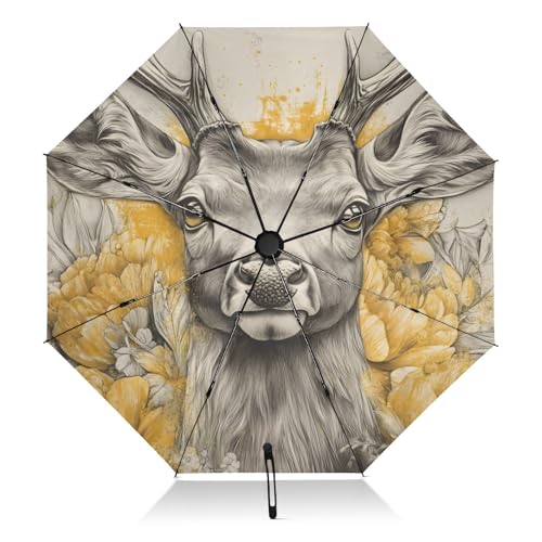 Parapluie élan contre la pluie et le soleil avec protection UPF 50+