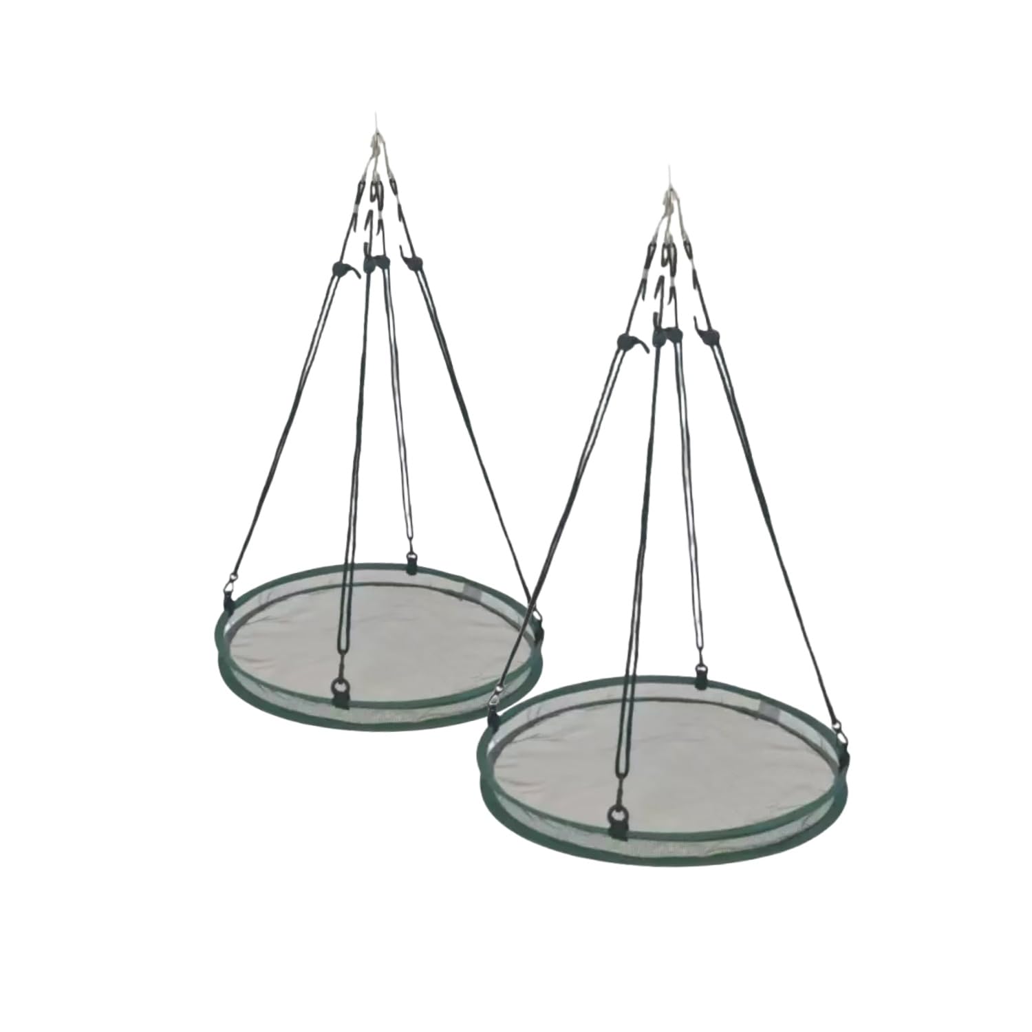Mesh Tray Bird Feeder with Seed Catcher - Adjustable Hanging Bird Seed Catcher Tray, Ground Bird Feeder with Weather-Resistant Design for Clean Garden Feeding