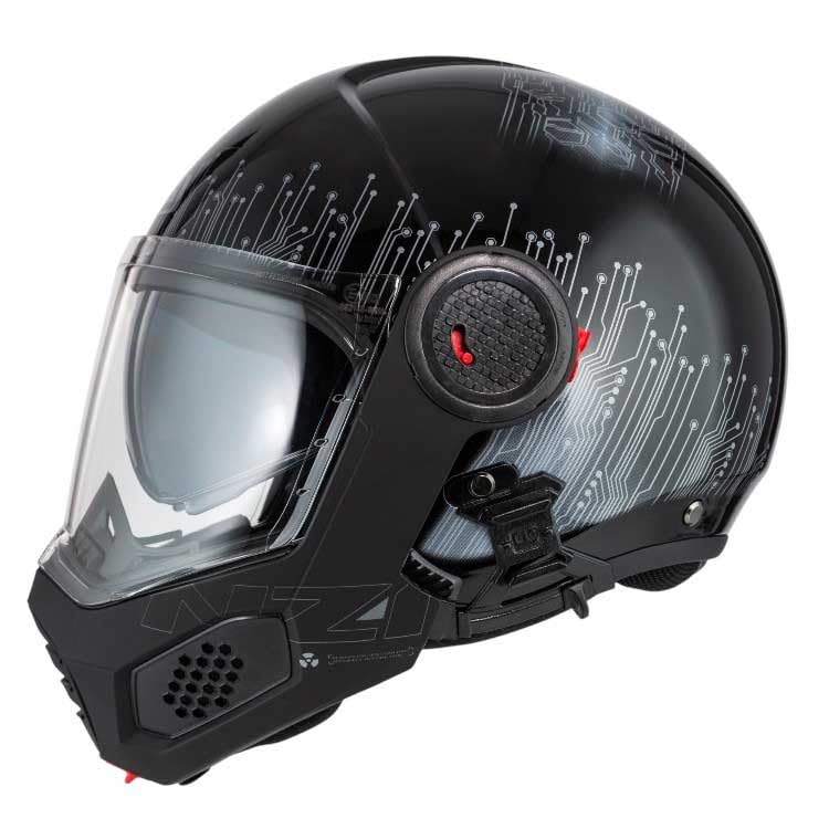 Casque Nzi Minimod Duo Meta 2XL idéal pour les balades sur route