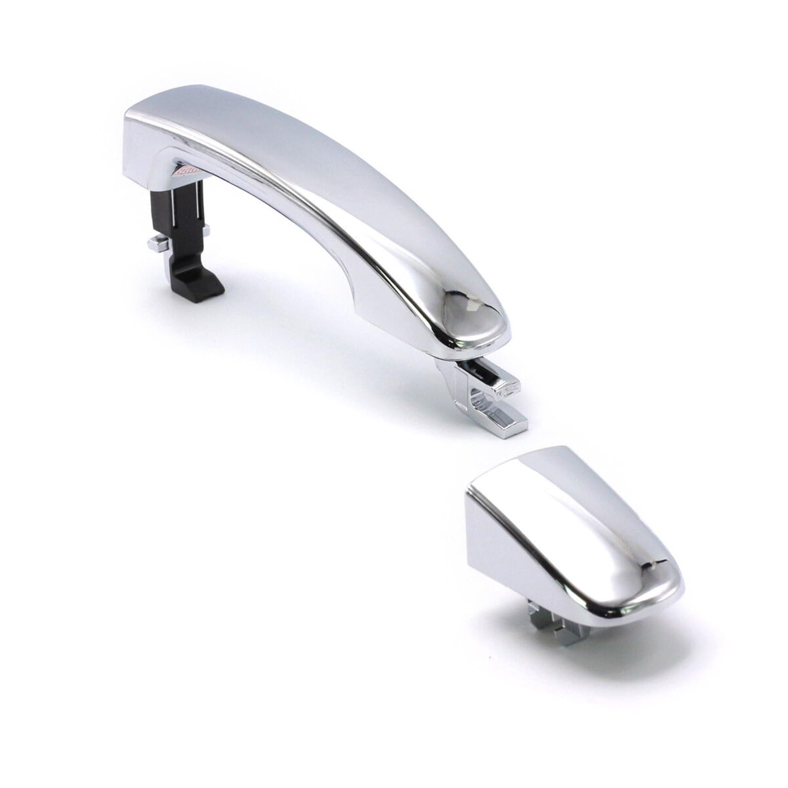 Vdifsvb Handle No Key Hole For Ranger 2012-2020 For Everest 2016-2020 T6 T7 Outer Exterior Door Handle Chrome With Cap Side Exterior Door Handle(Handle No Key Hole)
