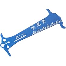 Chain Gauge, Chain Wear Indicator Tester, Multitool Measuring Gauge for All Bicycle Chains Blue