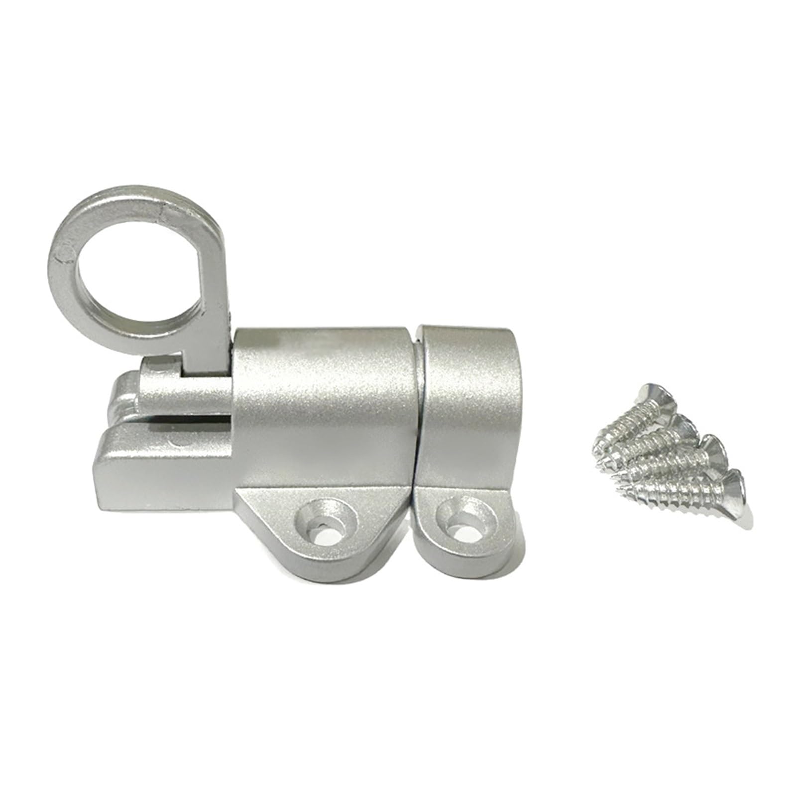 Miunihuooo Silver Pack Of 2 Spring Automatic Latches, Push Bolt Sliding Locks