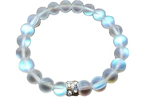 Swanky Twenty Mermaid Glass Iridescent Bracelet