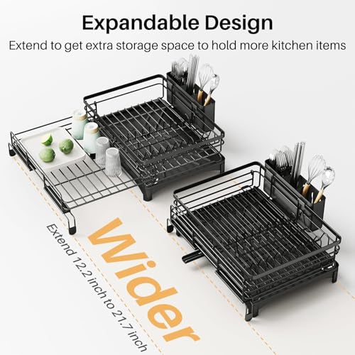 Sntd SN-YYC1T-EV Dish Drying Rack - Extendable Dish Rack thumb #3