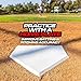 GoSports Baseball & Softball Home Plate - Heavy-Duty Rubber Throw Down Base with Waffle Bottom