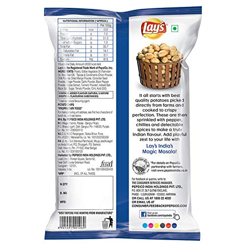 Image of Lay's Core - Masala Magic, 78gm Pouch, 78 g