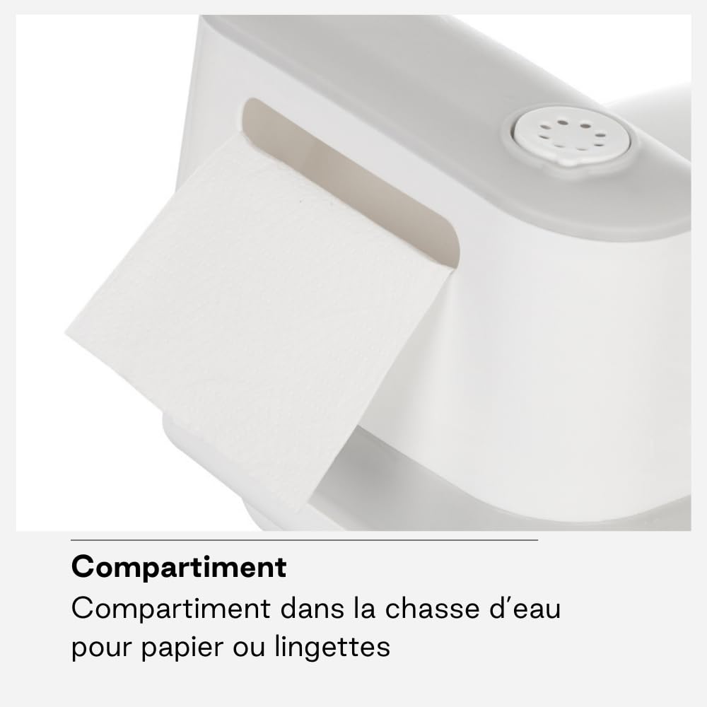 Jané First Potty Pot d’Apprentissage avec Son de Chasse d’Eau, Antidérapant, Bac Amovible Anti-Éclaboussures, Facile à Nettoyer