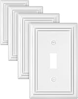 Vista 26 de Combinación de bronce envejecido 1 interruptor/1 placa de pared ciega, paquete de 1 cubiertas metálicas ciegas para interruptor de luz, 2