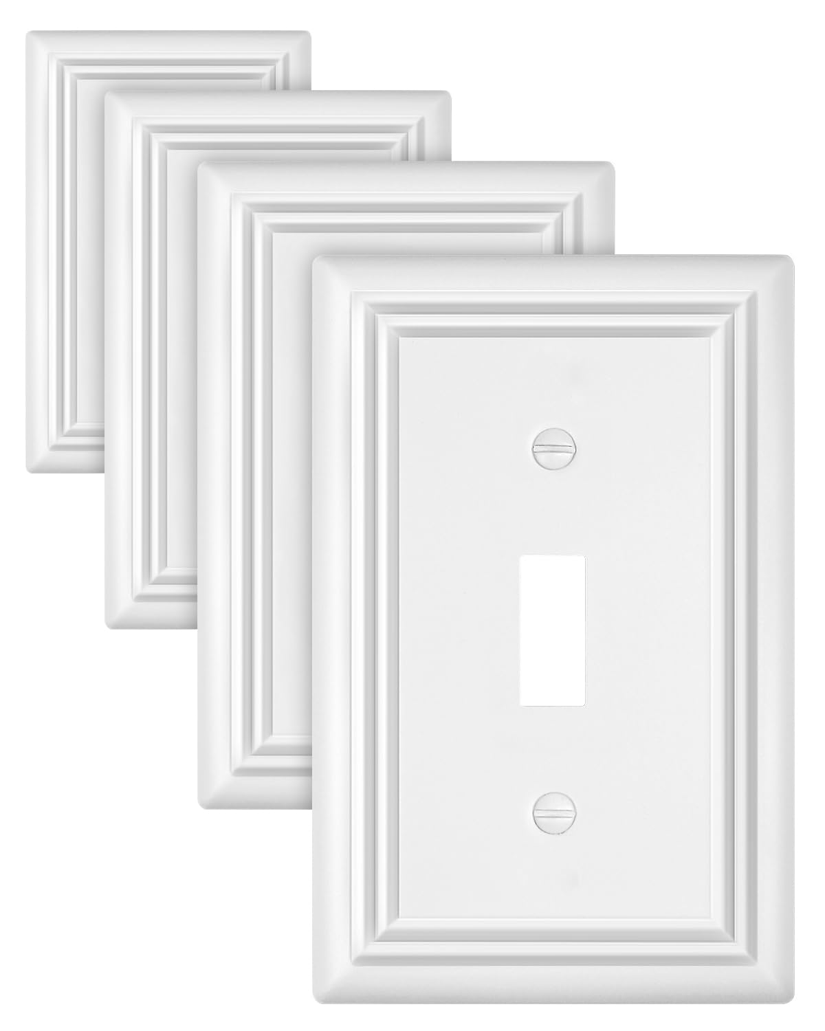 Aged Bronze Wall Plates - 4 Pack -10 Aged Bronze Wall Plates - 4 Pack -10