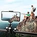 Phone Tripod, Portable and Adjustable Camera Stand Holder with Bluetooth Remote and Universal Clip for Any Smartphone, Cellphone, Phone, Android, Camera, GoPro (Black, 8