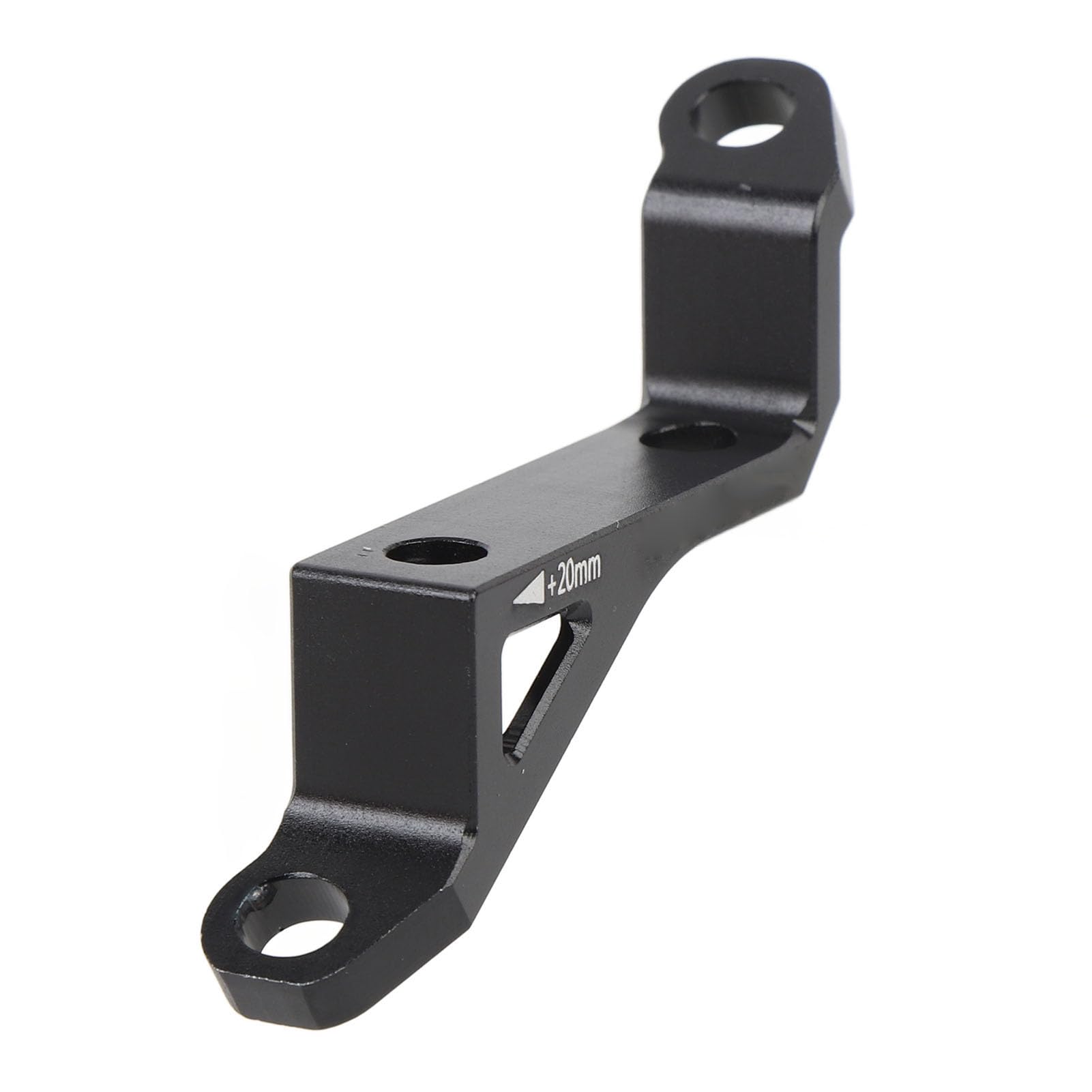 Disc Brake Adapter, 34mm Cycle Flat Mount Aluminum Alloy Brake Caliper Mount Front Rear Disc Brake Adapter for Mountain to Road Cycle 160/180 Discs