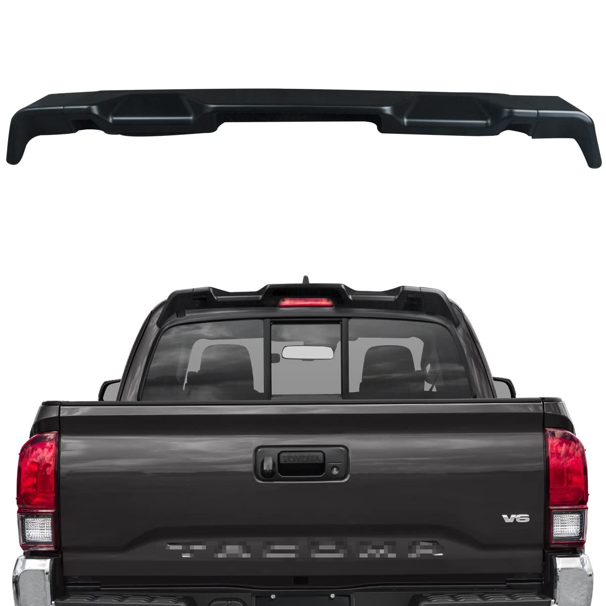 Buy Roof Spoiler Compatible with 20162021 Toyota Truck Cab Rear