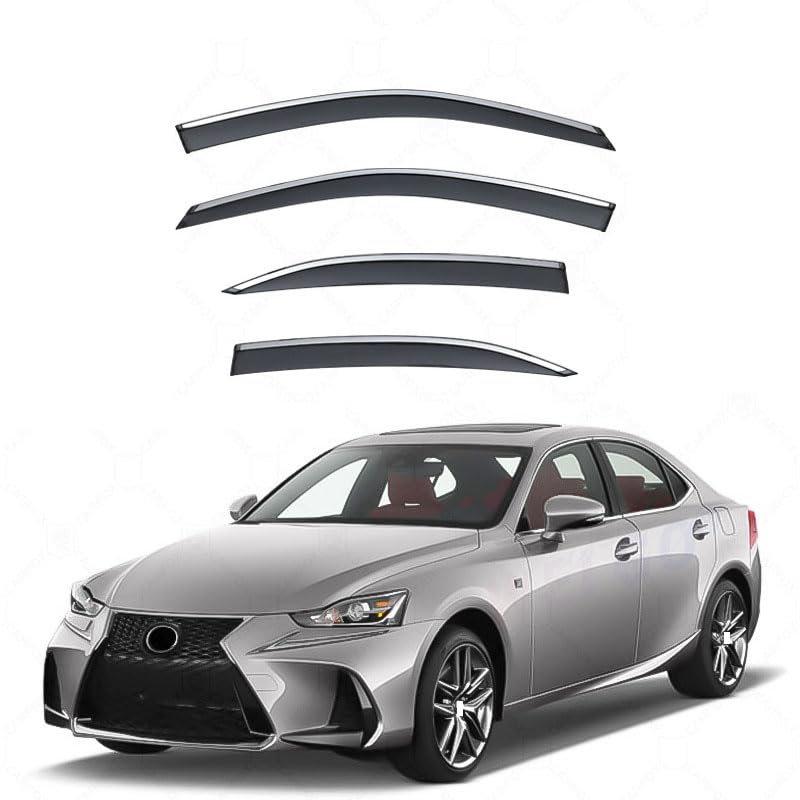 Deflectores de aire Lexus IS para ventilar el coche en días de lluvia sin mojarse