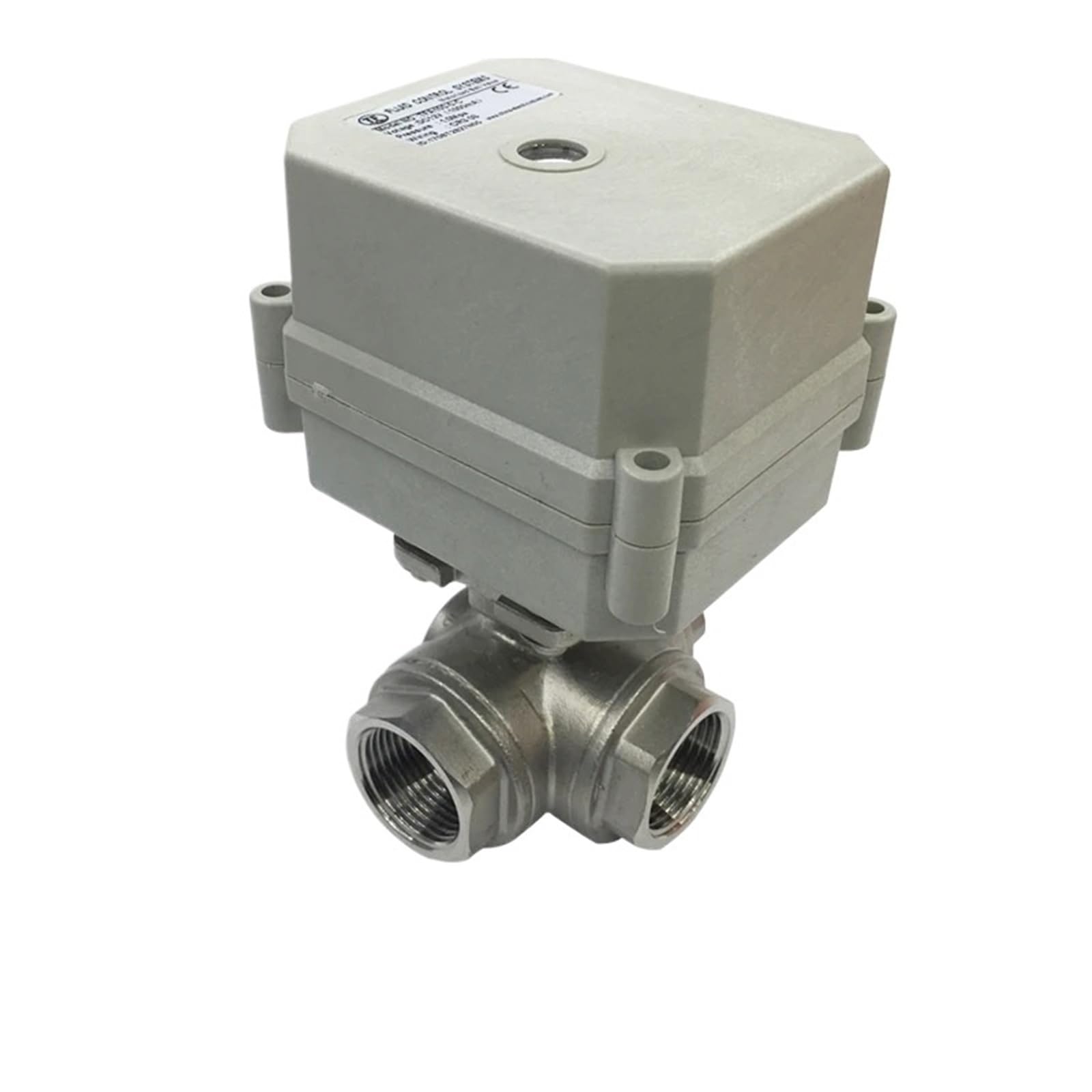 Vanne motorisée 3 voies T AC110V-230V acier inoxydable CR202