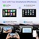 XTRONS 7 Zoll QLED Android 14 Autoradio Qualcomm 665 Octa Core 8GB 256GB Eingebaut 4G LTE CarAutoPlay Android Auto HD Ausgang Universal Double Din Autoradio Optional OBD DVR DAB TPMS (TIQ742P)