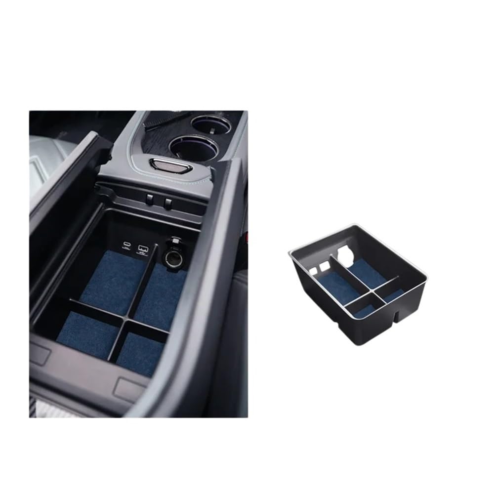 YHZRDMSK For ZEEKR 001 Center Control Storage Box Shelf Armrest Interior Car Supplies