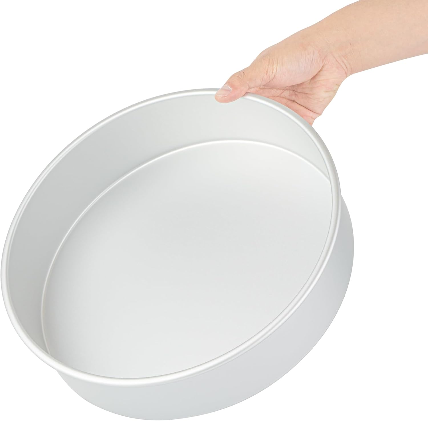 Restaurantware-Met Lux 12 x 3 Inch Straight-Sided Baking Tin, 1 Round Cake Pan - Oven-Ready, Freezable, Anodized Aluminum Round Baking Pan, Greaseproof, For Layer Birthday Cake - Image 9
