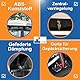 Dachbox Auto Gepäckbox VDP Satellite 330 - Dachkoffer für Auto 330l - Autobox Gepäck Dachkoffer weiß - Roof Box Autodach mit Zentralverriegelung Universal geeignet für PKW, Vans oder SUVs