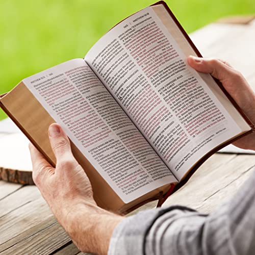 Nkjv, Personal Size Large Print End-Of-Verse Reference Bible, Verse Art Cover Collection, Leathersof