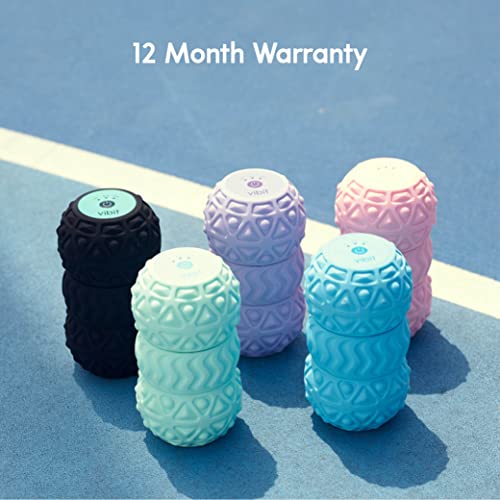 Vibit - Vibrating Massage Roller For Foot, Leg, Muscles, And More, Great For Pain Relief, Sciatica, And Plantar Fasciitis, Portable, Lightweight, 3 Vibration Levels (Green) (10Cm Diameter) #TOP4