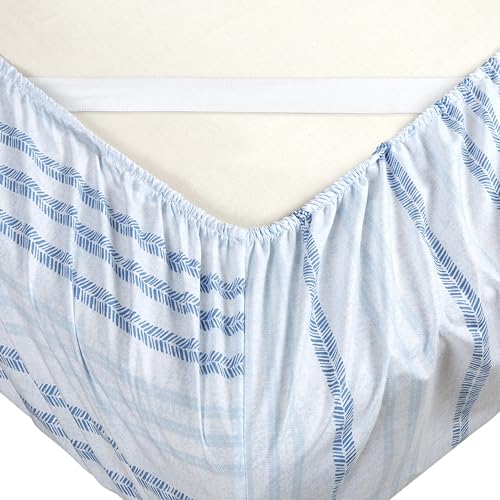 Elegant Comfort Softest and Coziest 4-Piece Sheet Set - 1500 Premium Hotel Quality Microfiber - Deep Pocket, Wrinkle Resistant 4-Piece Floral Bed Sheet Set, Twin XL, Traci Aqua