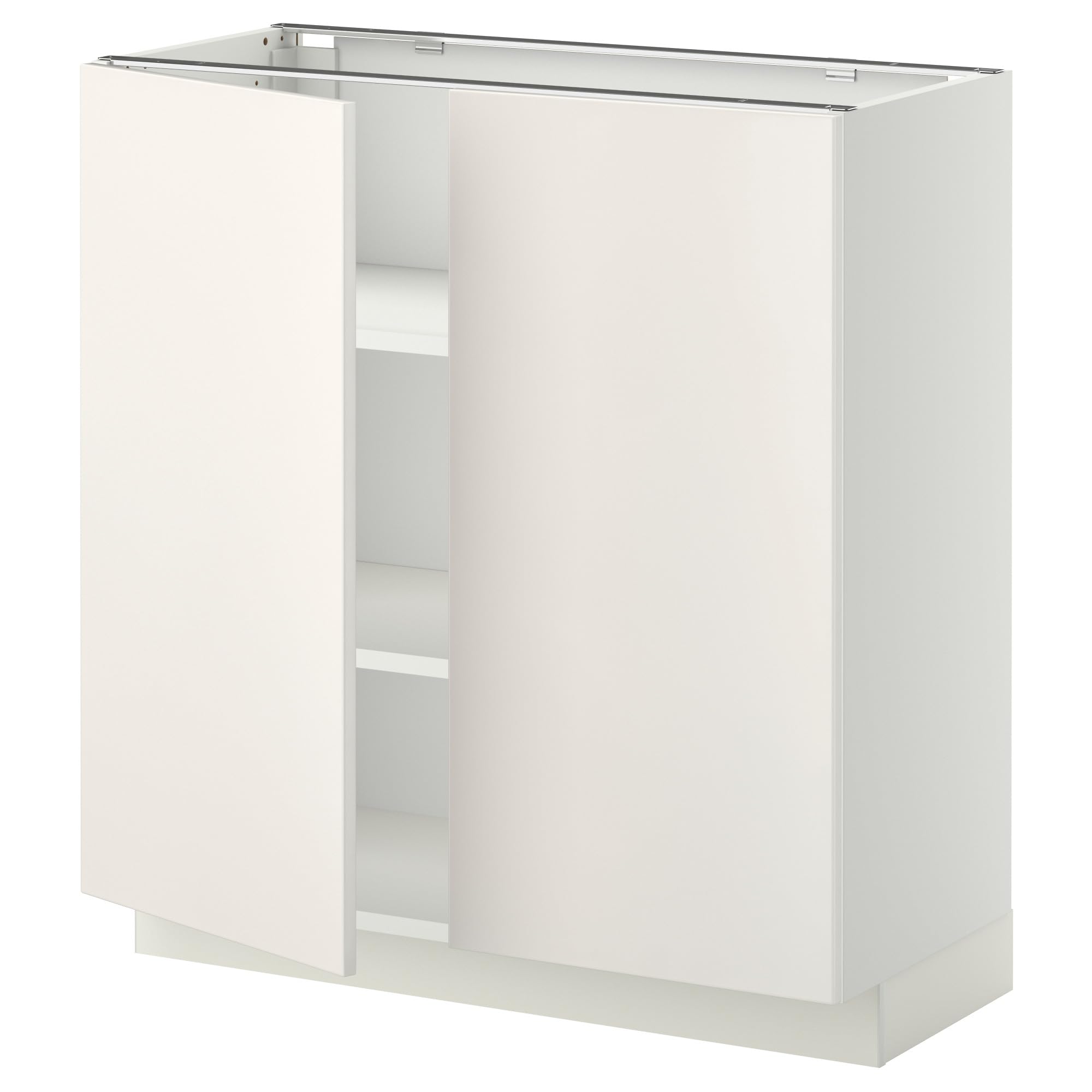 Meuble de cuisine blanc METOD Veddinge 80 cm pour optimiser un petit espace