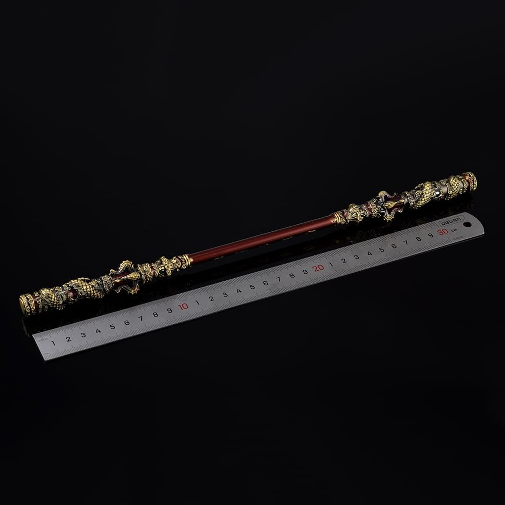 Black Myth：Wu Kong Bronzecloud Staff Moneyking Ruyi Jingubang Bo Staffs Fidget Desk Decoration Game Collection Gift (Jingubang 14'' Brzone Gifbox)