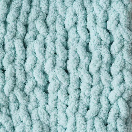 Image of Bernat Baby Blanket Yarn, 3.5 oz, Gauge 6 Super Bulky, Seafoam