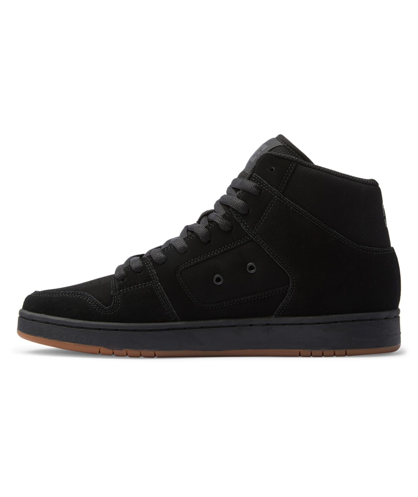 DC Men's Manteca 4 Hi High Top Casual Skate Shoe Sneaker, Black/Black/Gum, 11