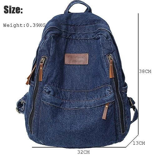 Sac à dos denim pour transporter vos grands classeurs sans effort - 6