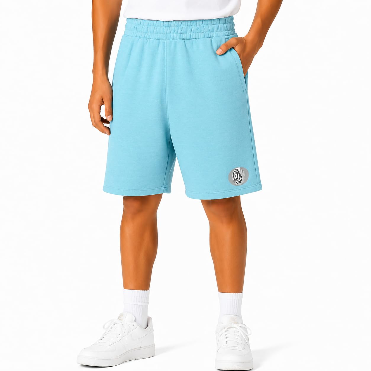 Volcom Sport-Shorts für Jungen, weiches Fleece, Sweatshorts für Jungen, Fitness-Shorts für Basketball, Laufen und tägliches Spielen (Größe: 36-44)