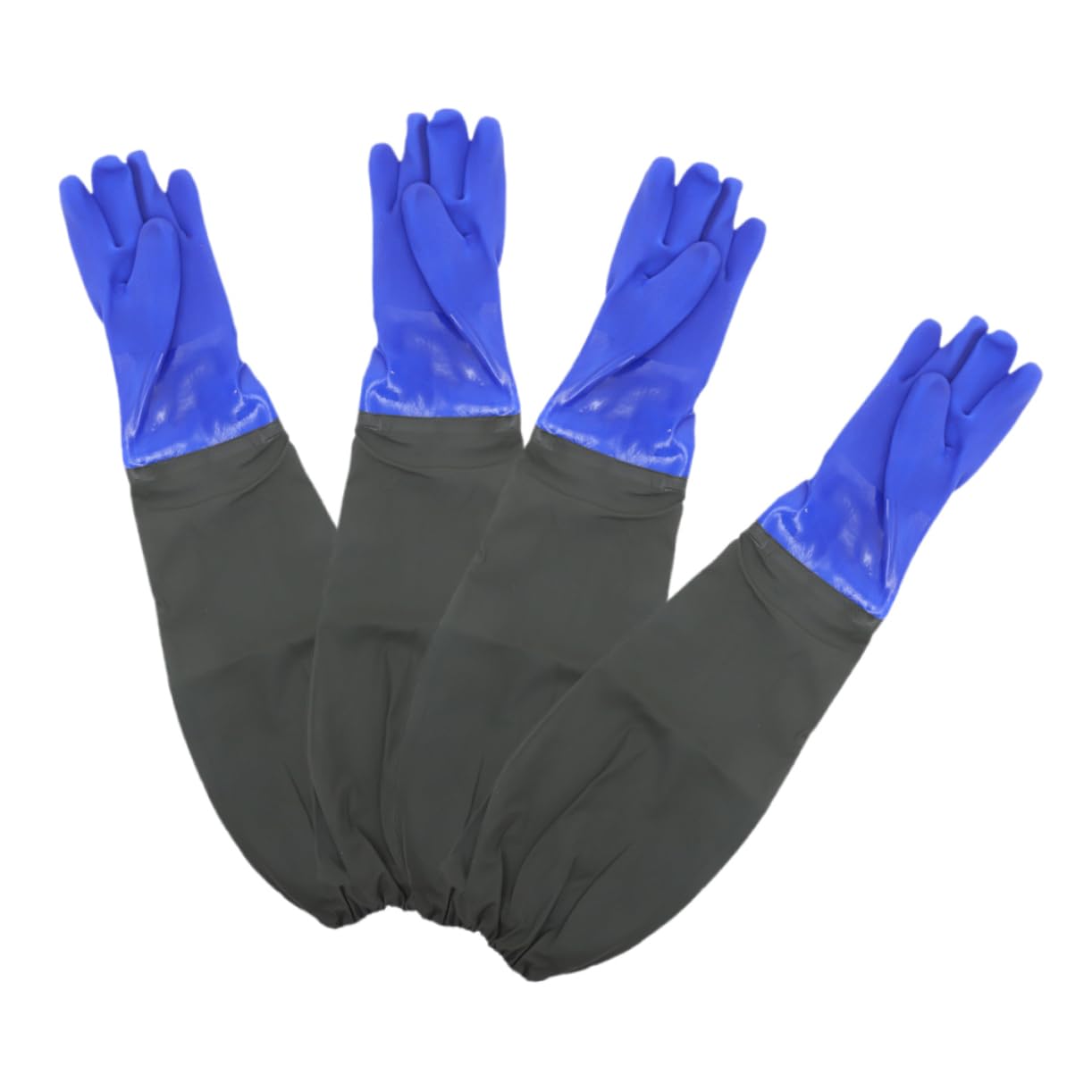 Cabilock 2pares Guantes Largos Impermeables De Goma Para Lavar Platos De Guantes De Cocina Resistentes Para Limpieza De Cocina y Cuidado De Acuarios